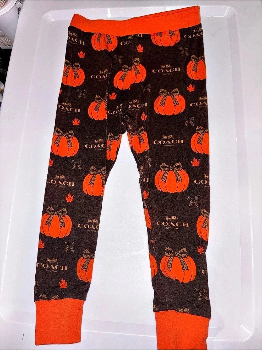 Bow Pumpkin Pajama Set